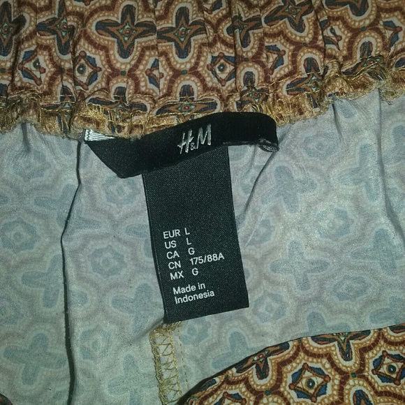 H&M Large Ombre Boho Pants - Picture 6 of 6